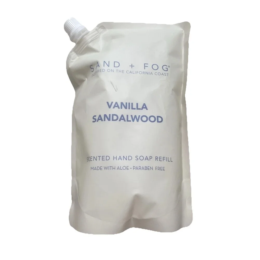 Sand + Fog Vanilla Sandalwood Scented Hand Soap Refill 34 fl Oz Sealed LARGE